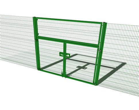 Security Fencing High Double Gate